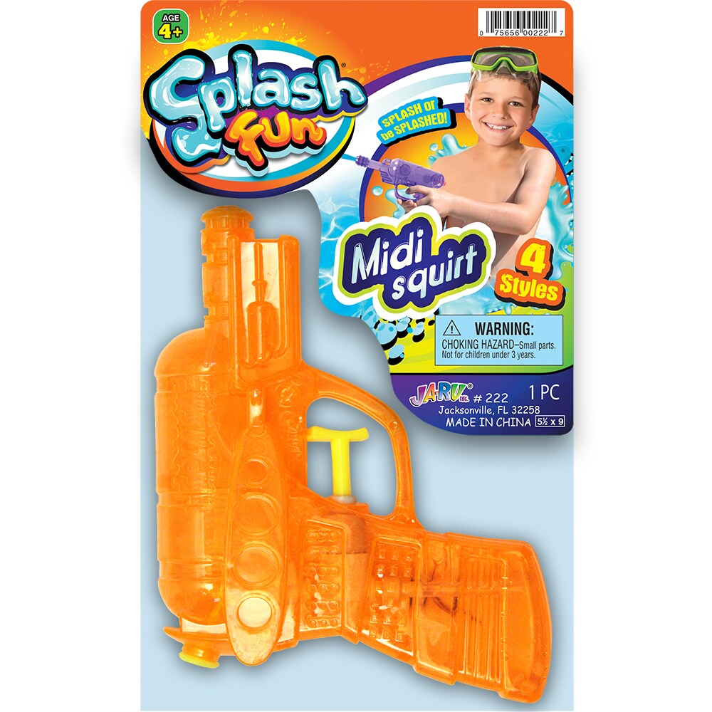 Ja-Ru Splash Midi Squirt Big Power Big Splash Water Squirt Gun
