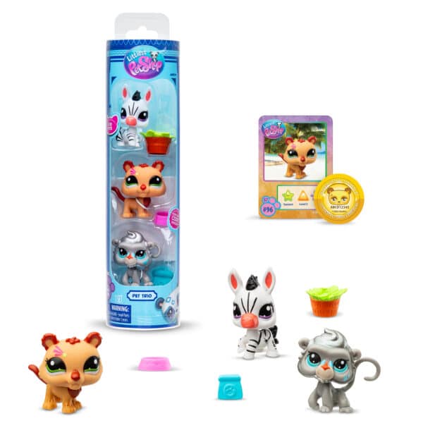 LITTLEST PET SHOP TRIO ZOO PETS