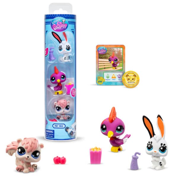 LITTLEST PET SHOP TRIO PARK PETS