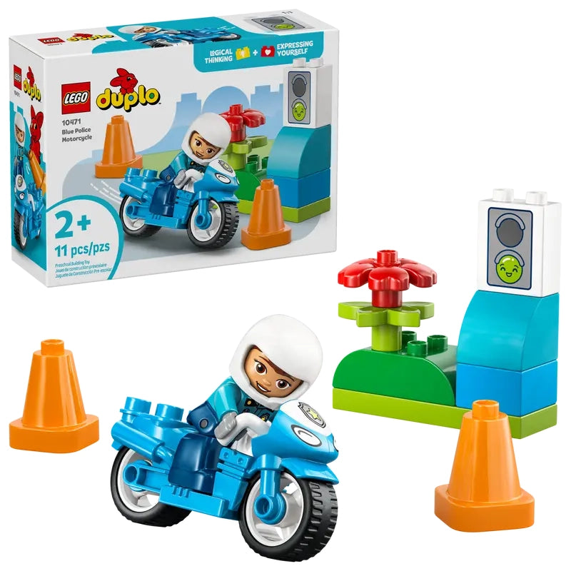 DUPLO 10471 Blue Police Motorcycle