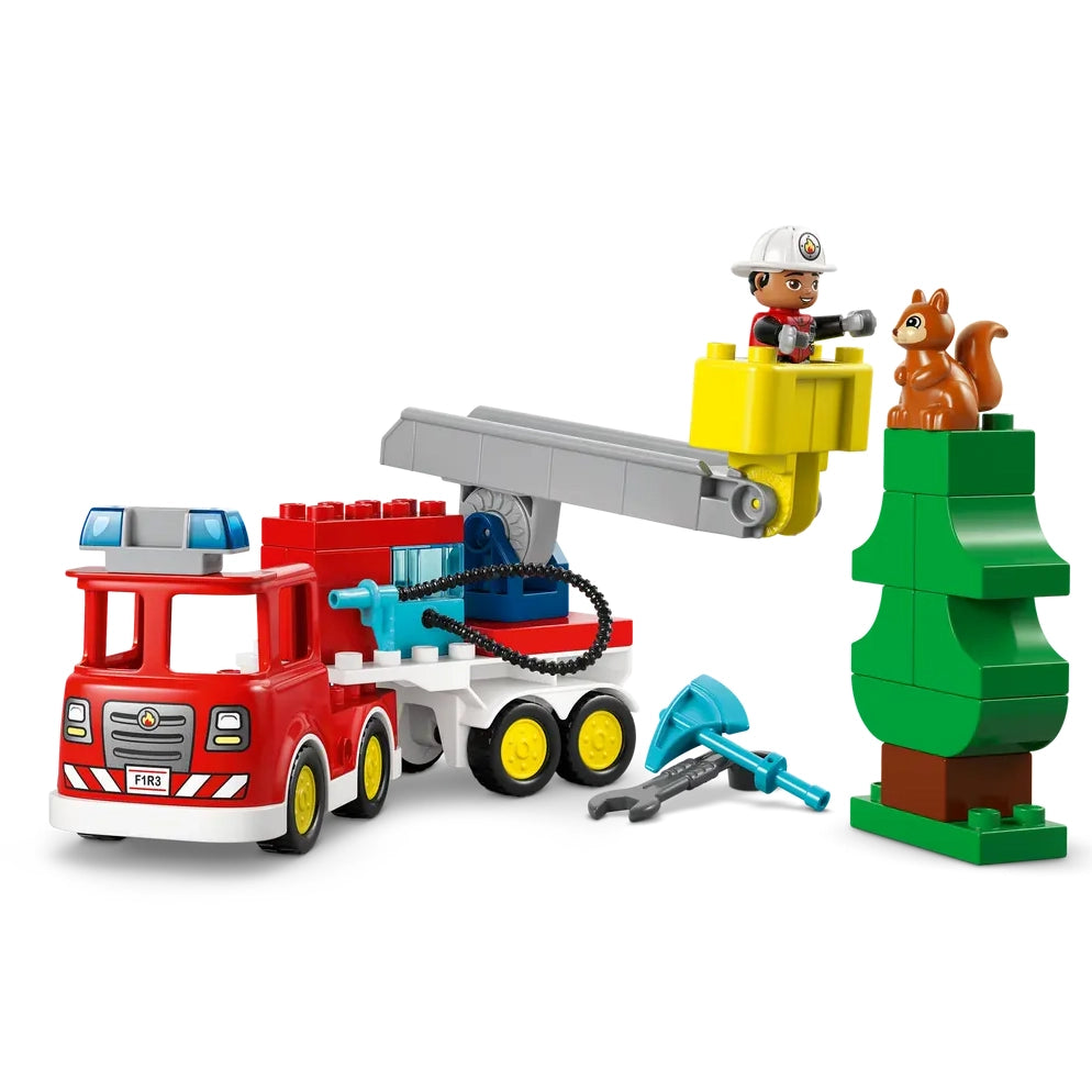 DUPLO 10473 Fire Truck with Hose and Firefighter