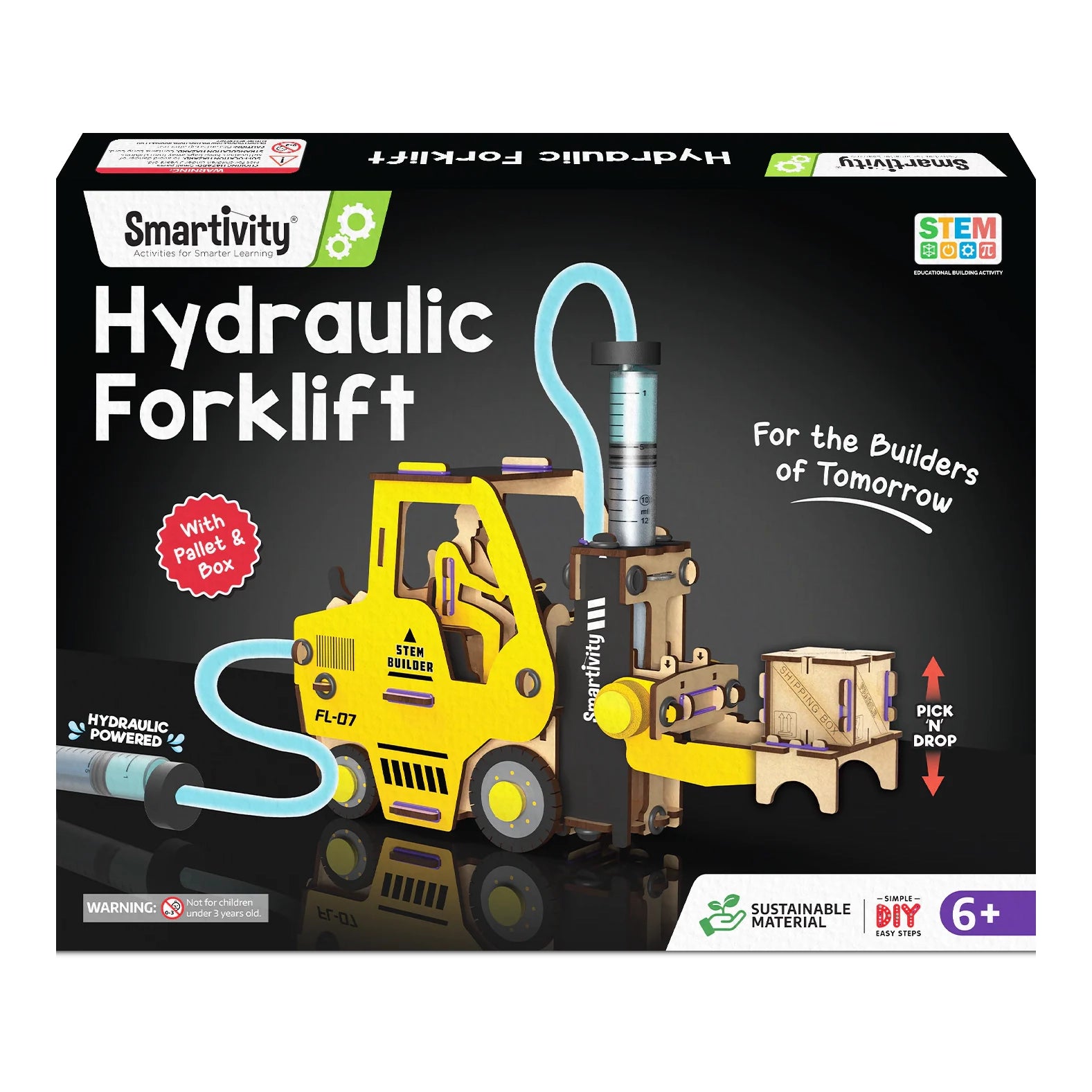 Smartivitiy HYDRAULIC FORKLIFT DIY STEM set