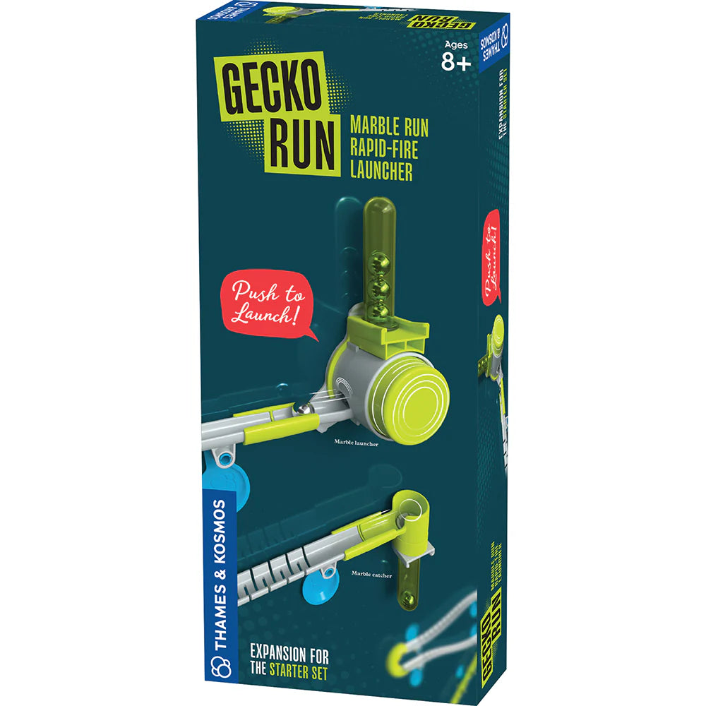 Gecko Run: Marble Run Rapid-Fire Launcher Expansion