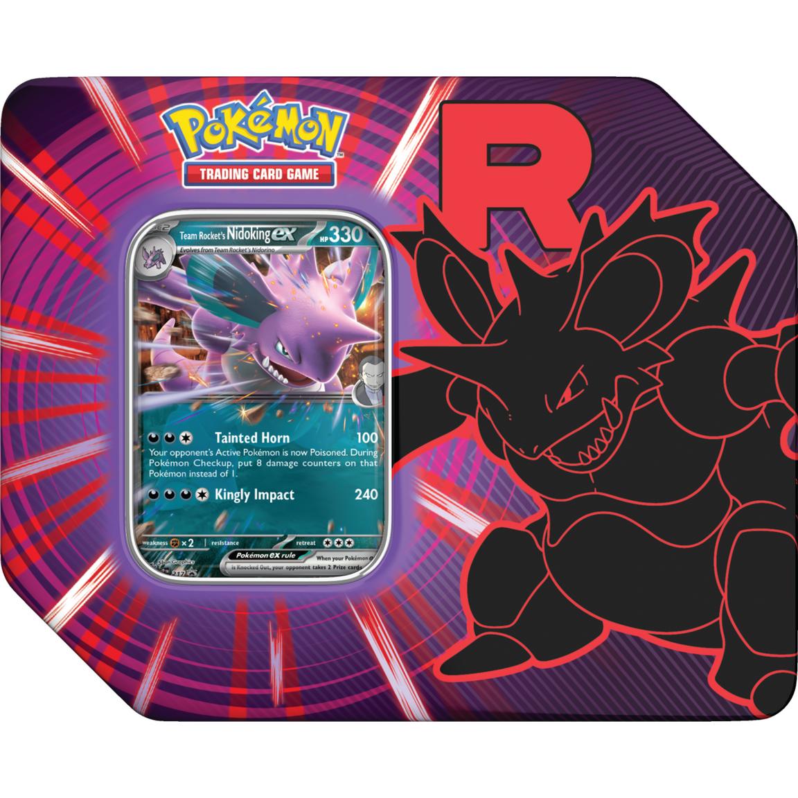 POKEMON DESTINED RIVALS TEAM ROCKET TIN