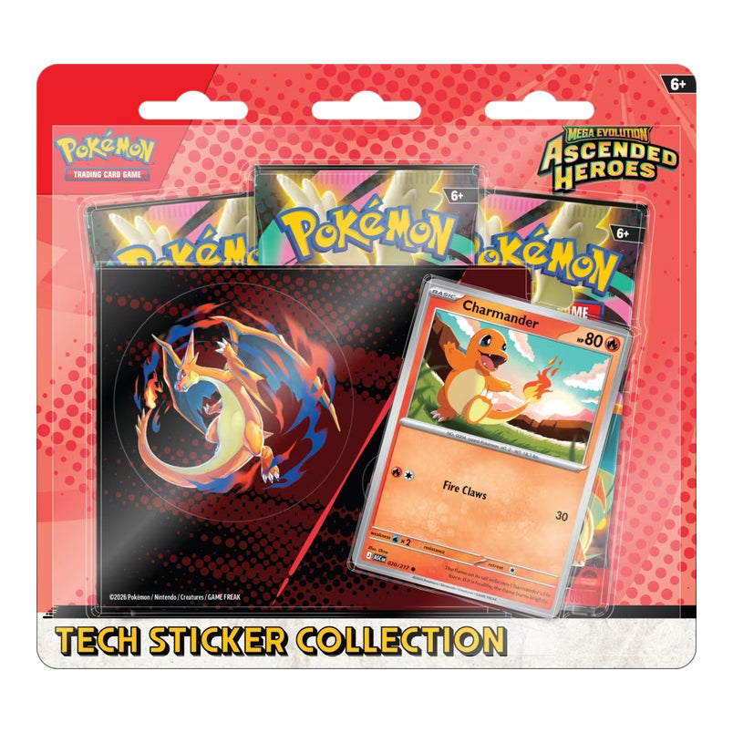 POKEMON ASCENDED HEROES TECH STICKER PACK