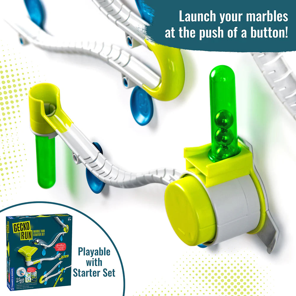 Gecko Run: Marble Run Rapid-Fire Launcher Expansion