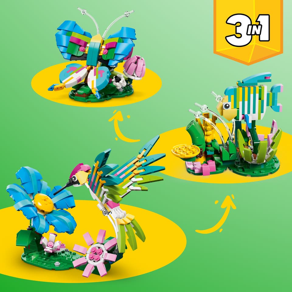 LEGO CREATOR 31384 COLORFUL HUMMINGBIRD 3 IN 1
