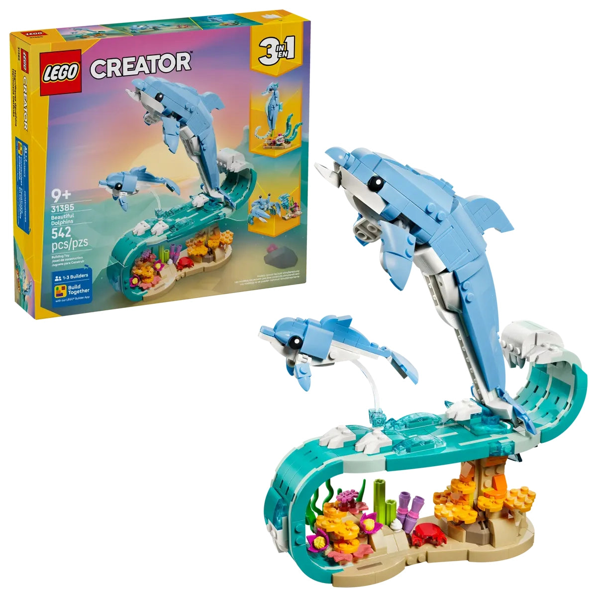 LEGO CREATOR 31385 Sea Animals: Beautiful Dolphins