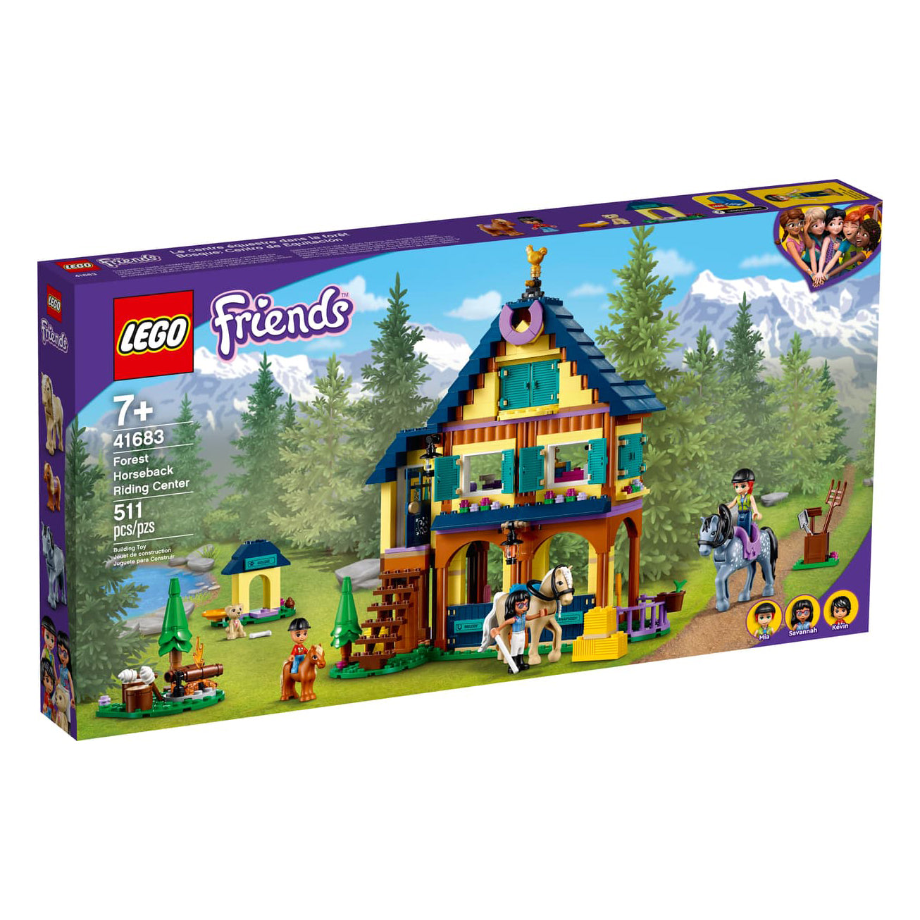 LEGO FRIENDS 41683 FOREST HORSEBACK RIDING CENTER