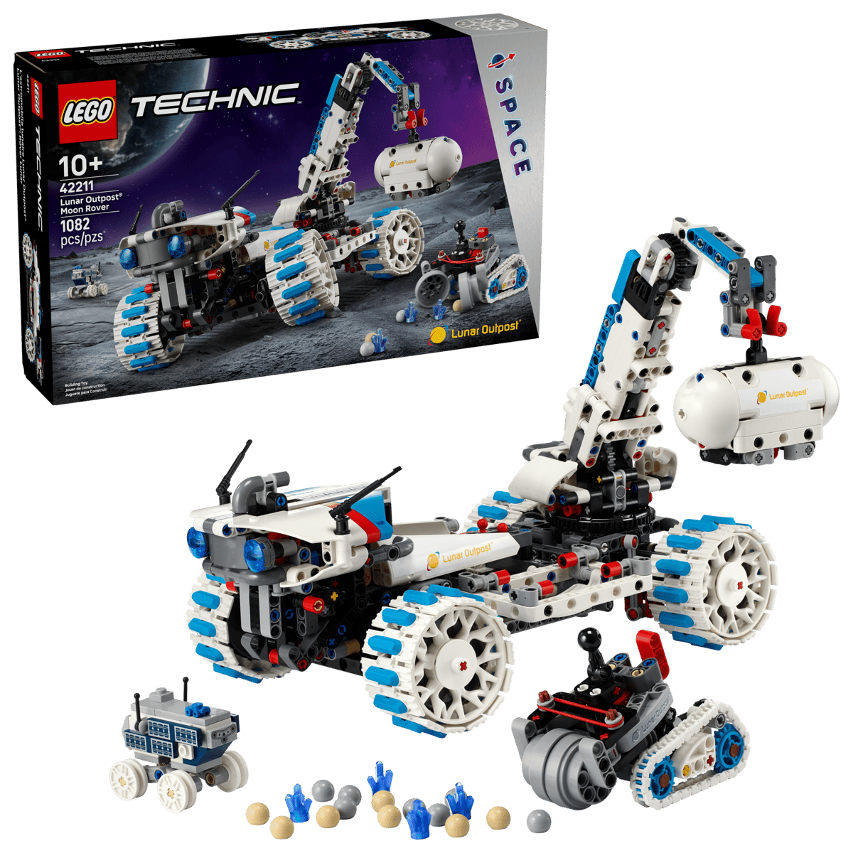 LEGO TECHNIC 4221 LUNAR OUTPOST MOON ROVER SPACE VEHICLE