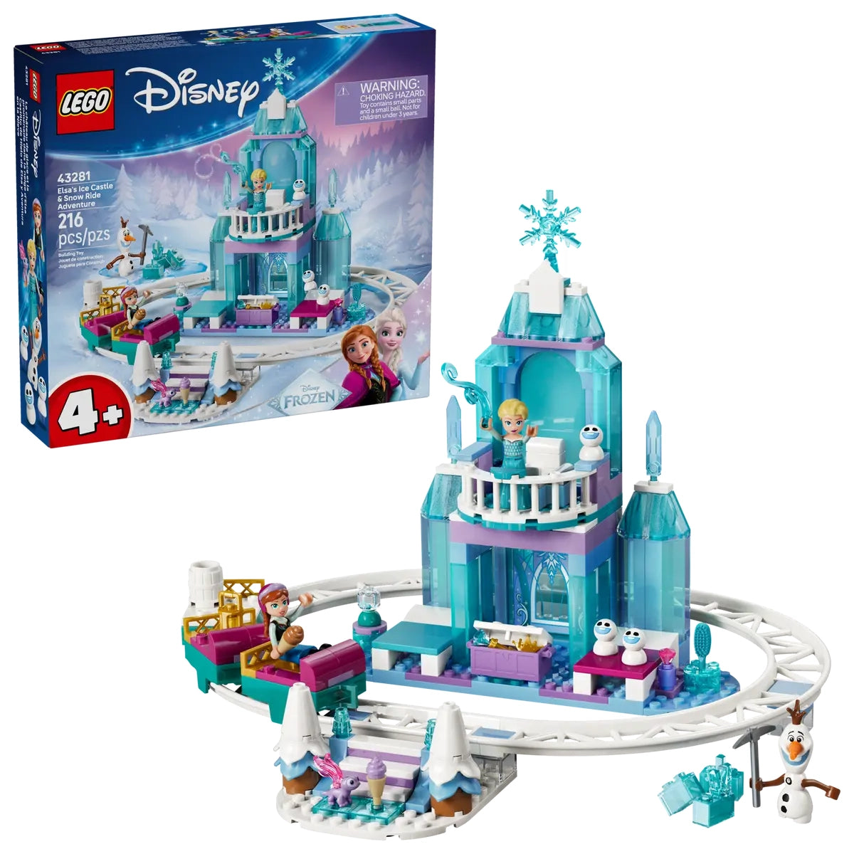 LEGO FROZEN 43281 Elsa`s Ice Castle & Snow Ride Adventure