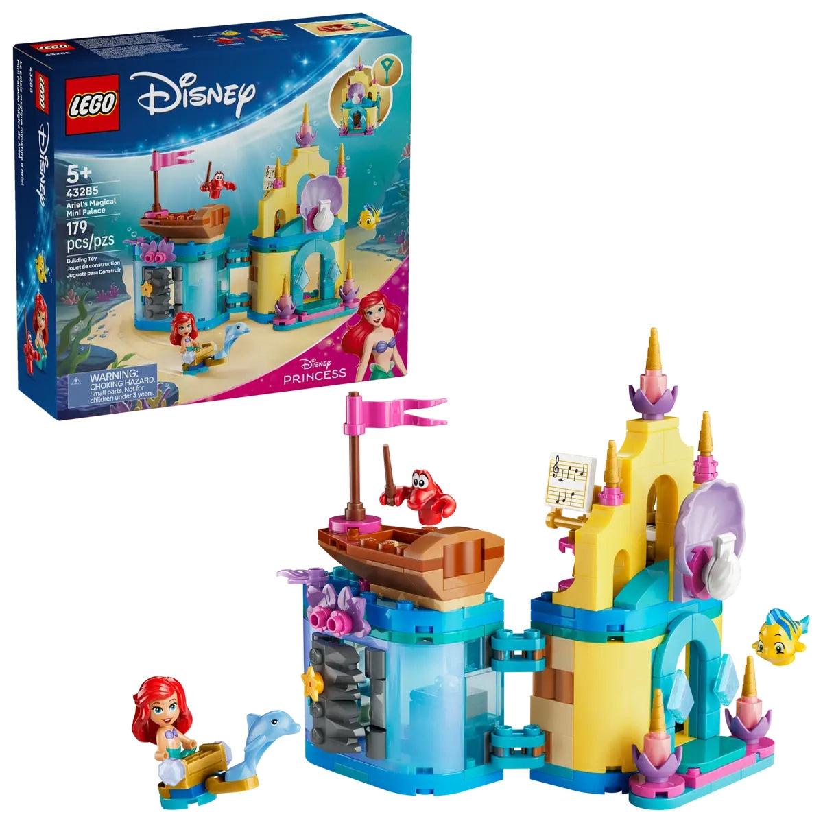 LEGO DISNEY 43285 Ariel`s Magical Mini Palace