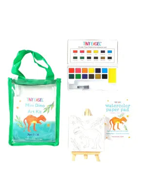 Tiny Easel Mini Dino Art Kit