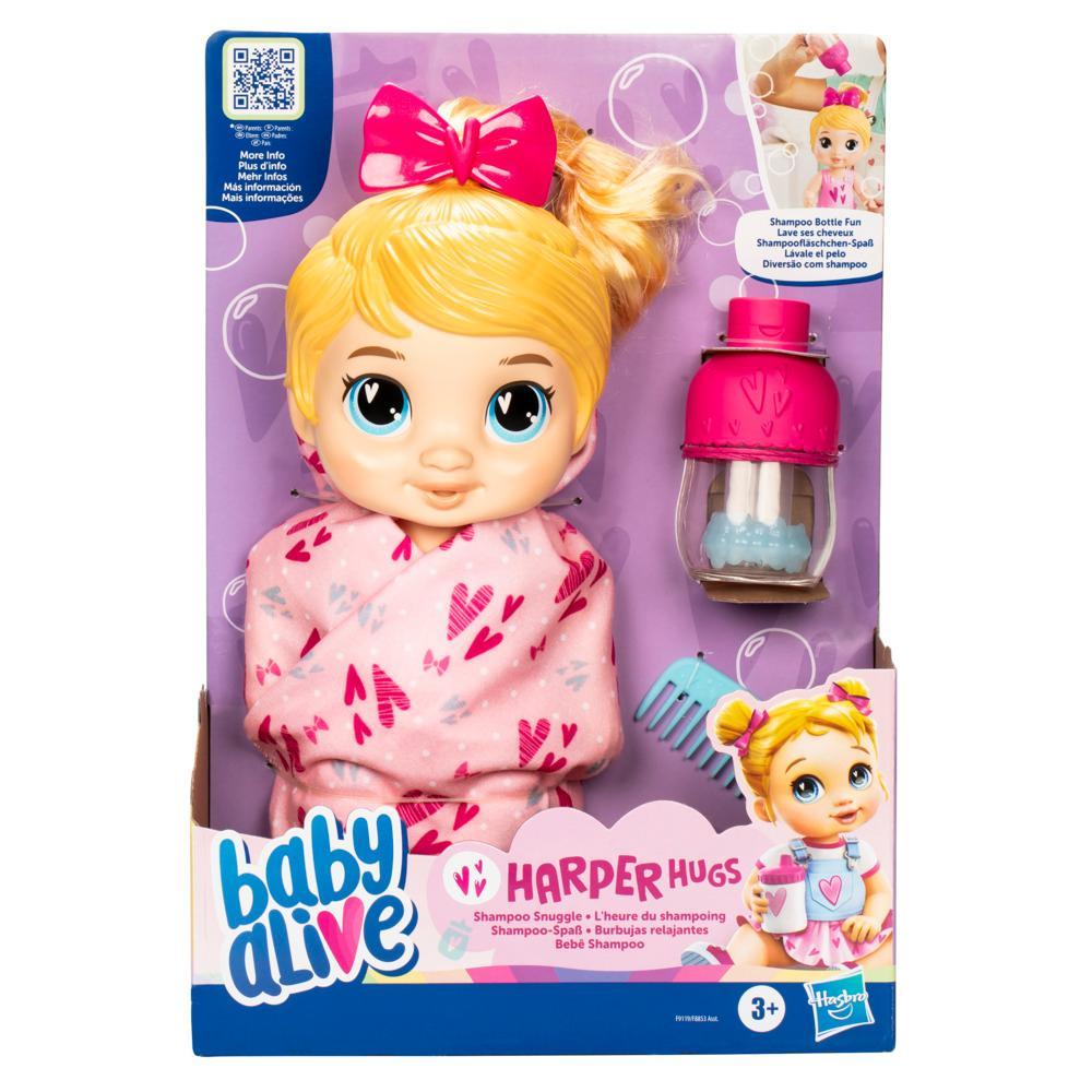 BABY ALIVE HARPER HUGS SHAMPOO SNUGGLE DOLL