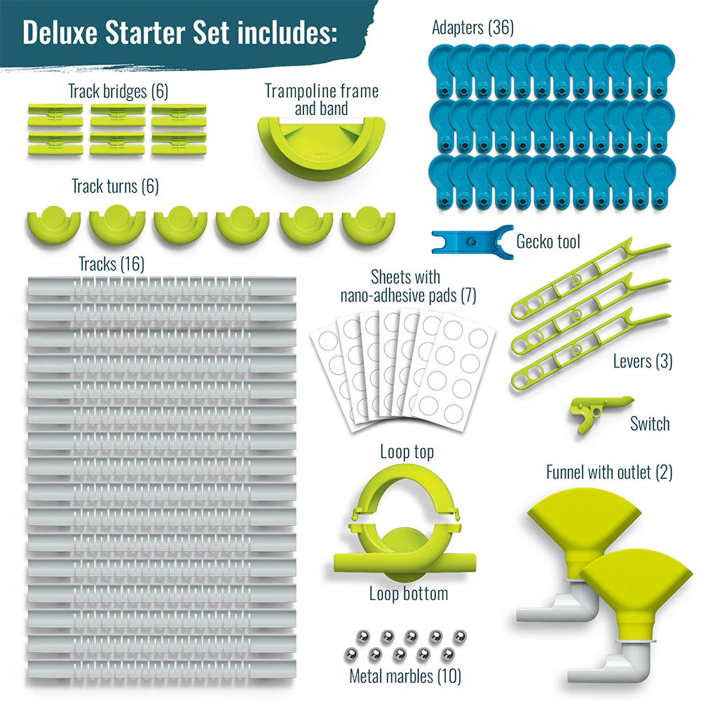 Gecko Run: Marble Run Deluxe Starter Set