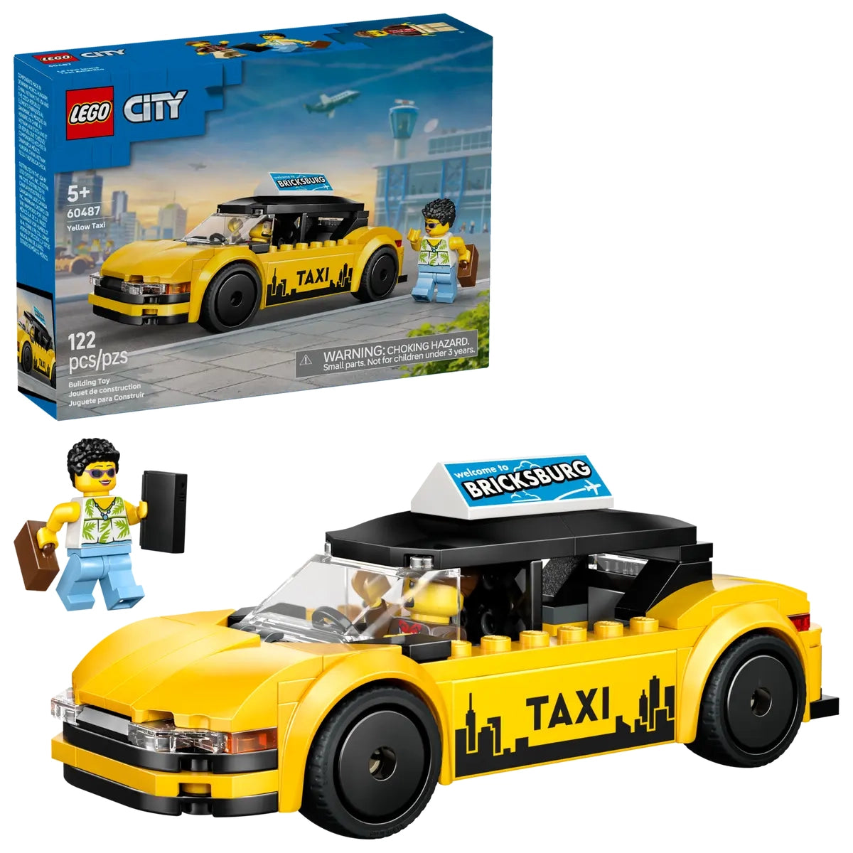 LEGO CITY 60487 Yellow Taxi