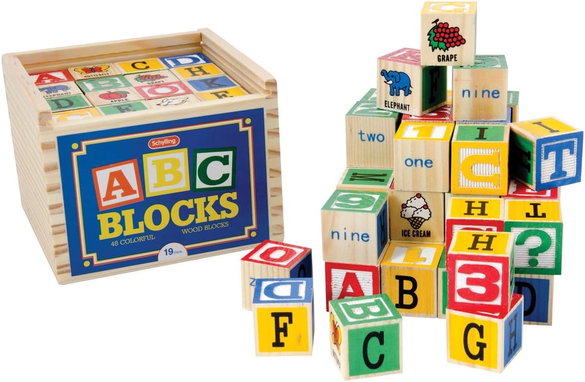 Alphabet Blocks 48 Piece Set