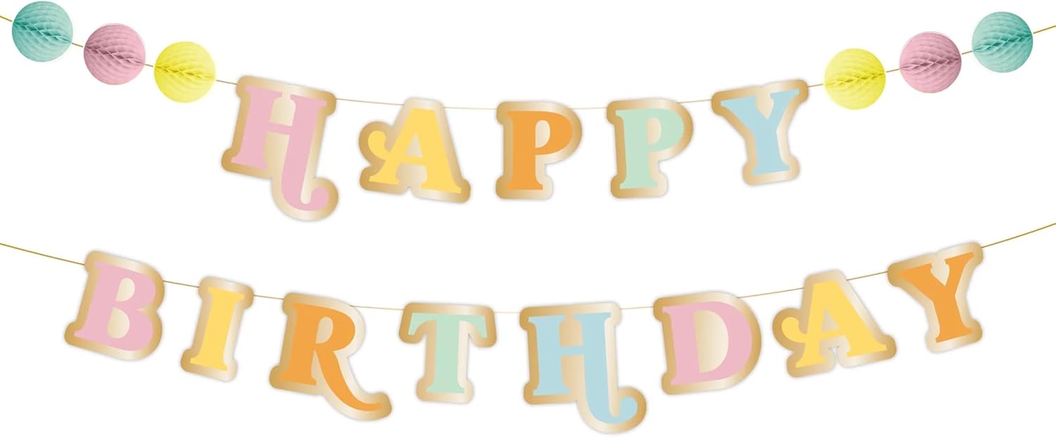 HAPPY BIRTHDAY BANNER
