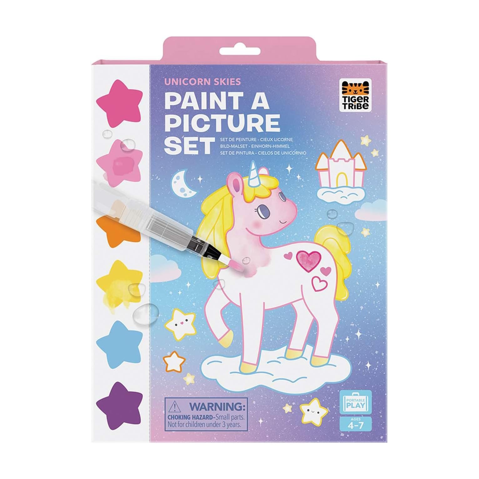 PAINT A PICTURE SET UNICORN SKIES