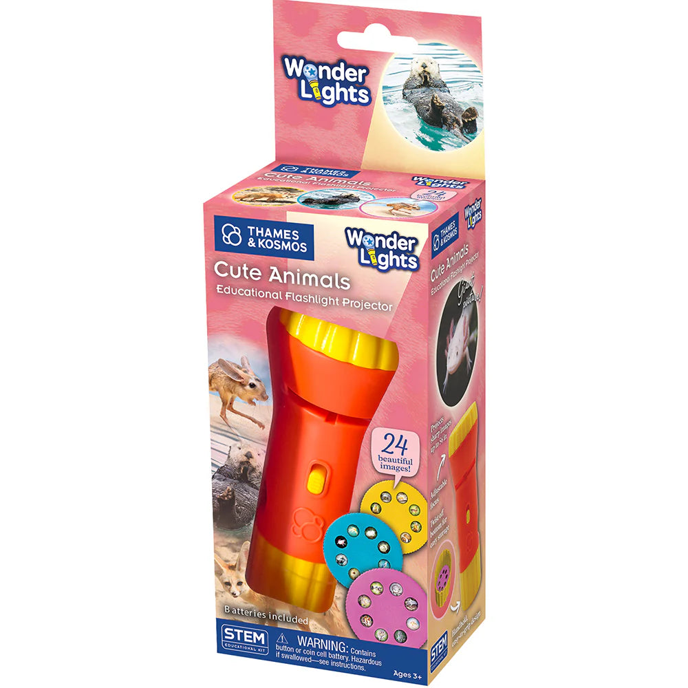 Wonder Lights: Cute Animals - 
Educational Flashlight