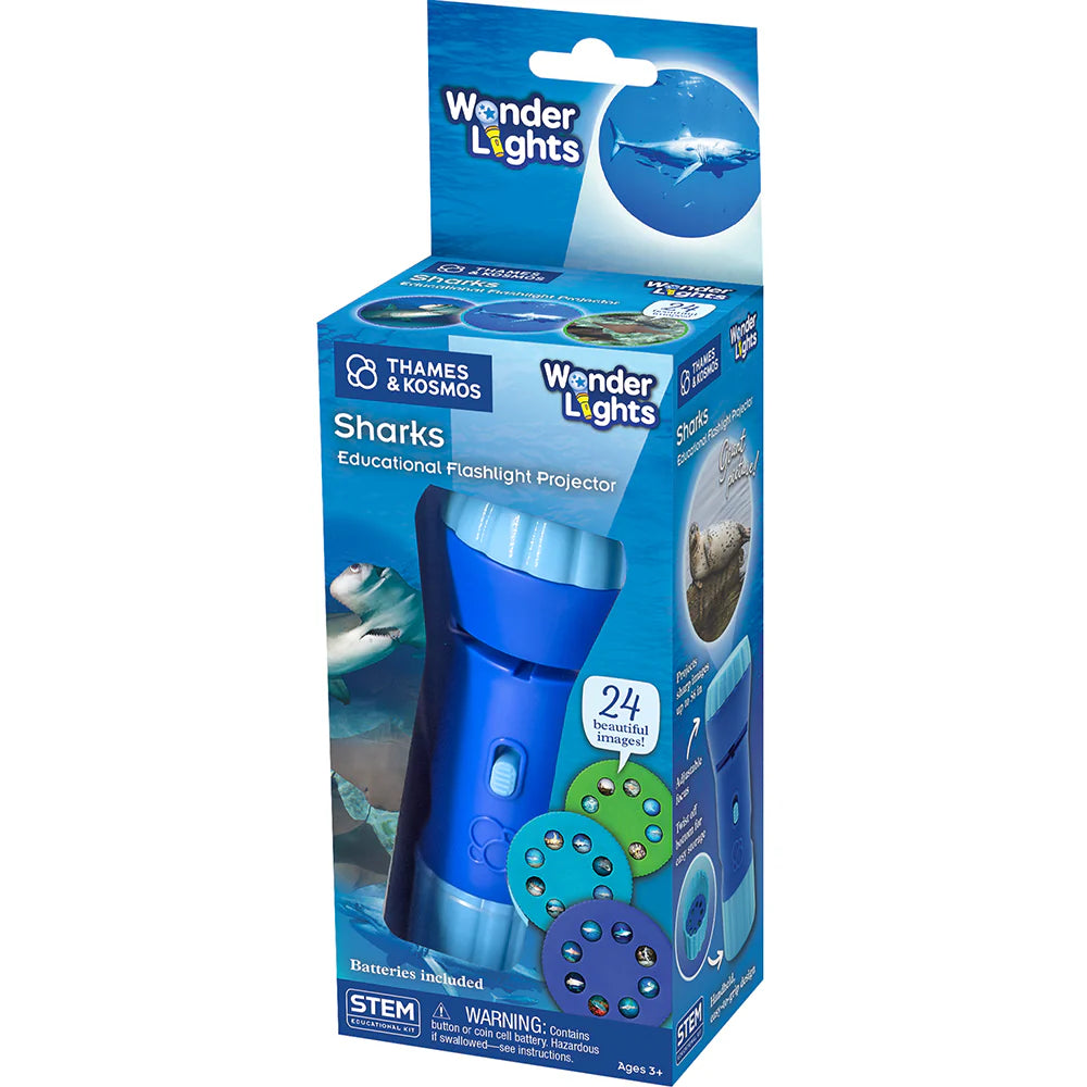 Wonder Lights: Sharks - 
Educational Flashlight
