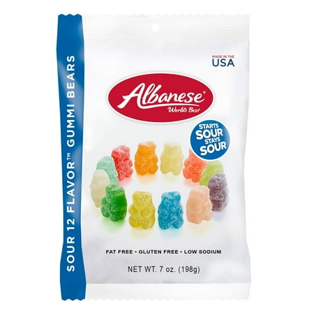 Sour 12 Flavor Mini Gummi Bears