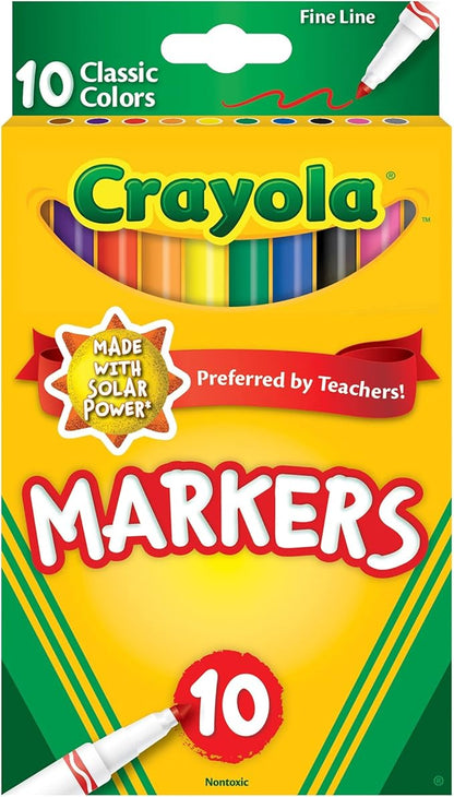 10 PK CRAYOLA MARKER CLASSIC