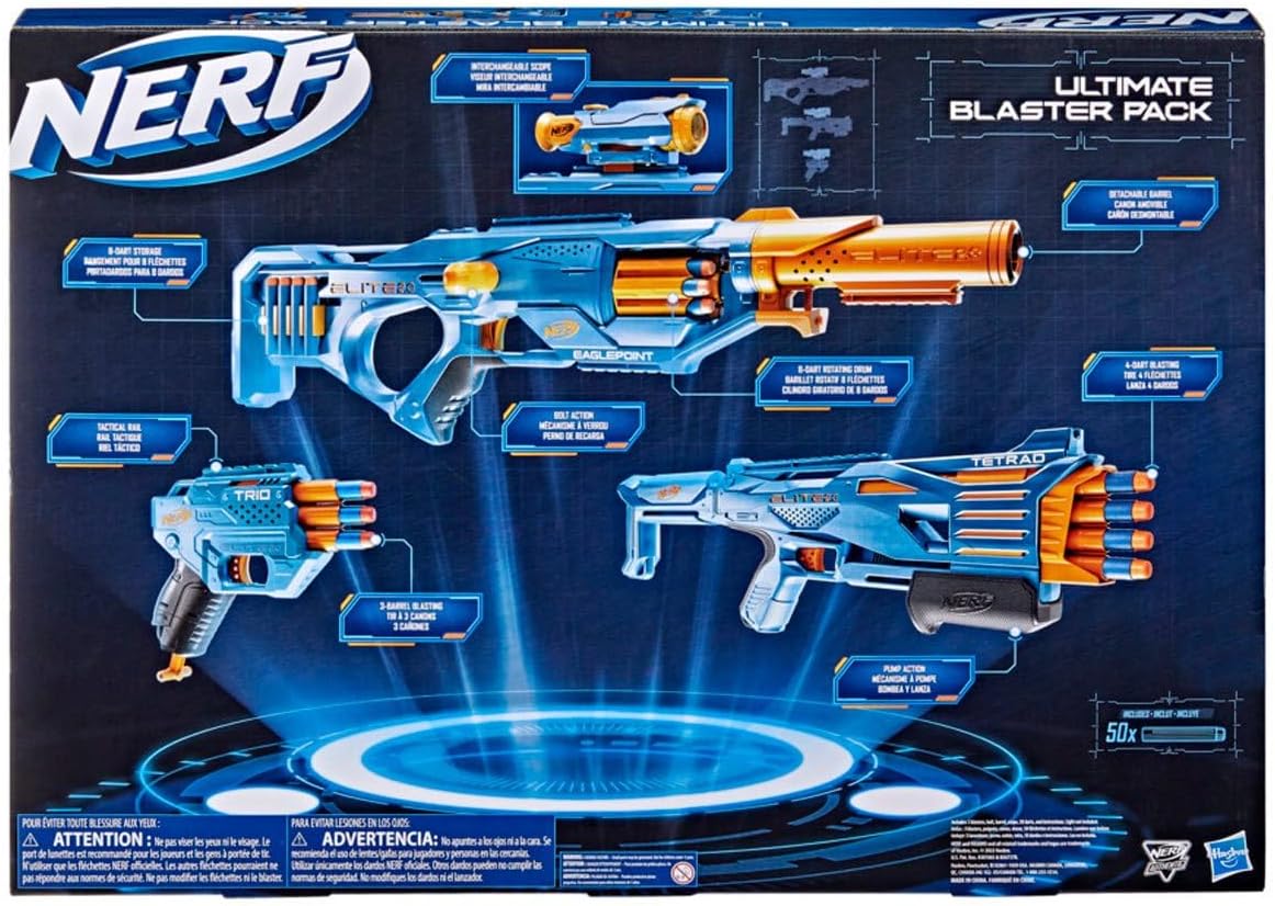 Nerf Elite 2.0 Ultimate Blaster Pack