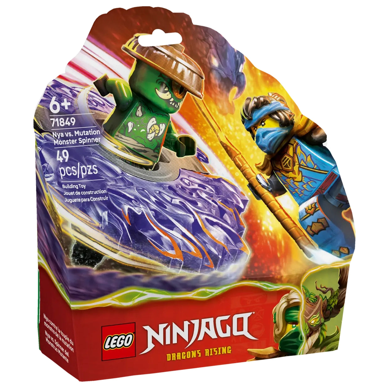 LEGO NINJAGO 71849 Nya vs. Mutation Monster Spinner