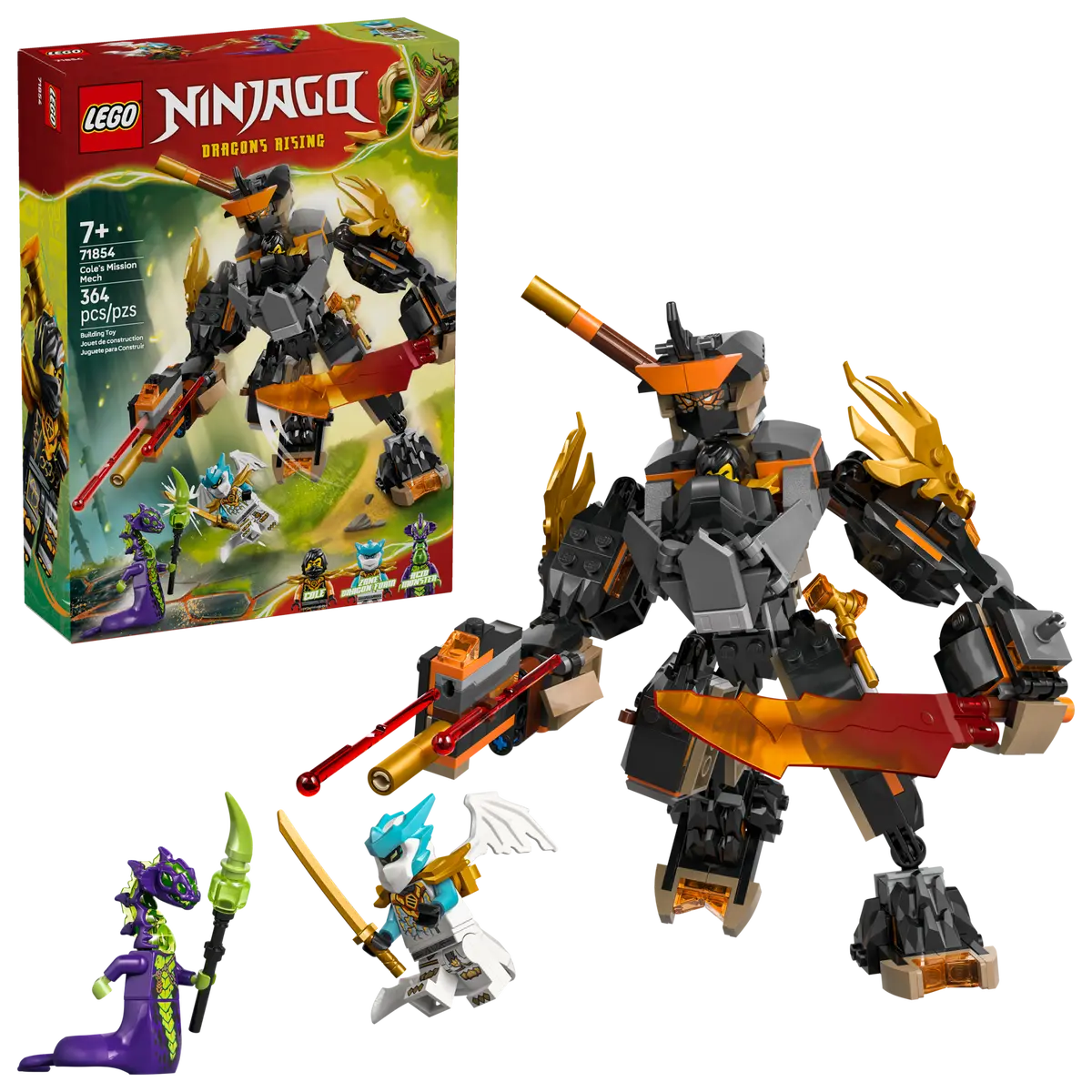 LEGO NINJAGO 71854 COLE'S MISSION MECH