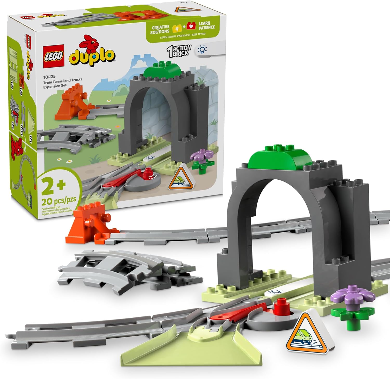 DUPLO TRAIN TUNNEL AND TRACKS EXPANSION SET