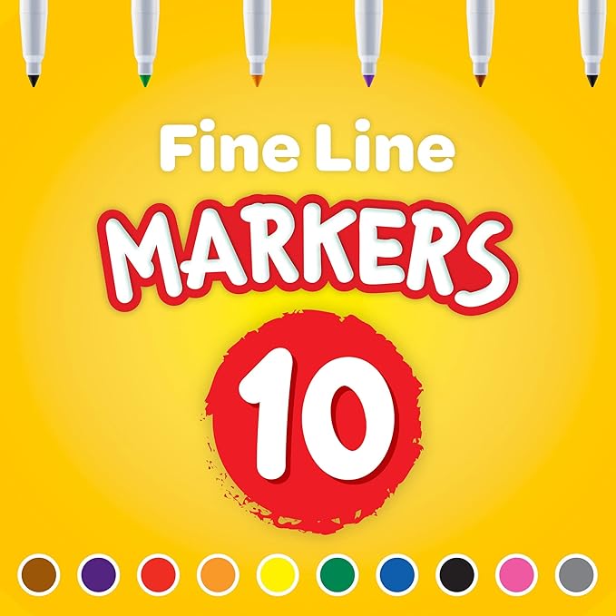 10 PK CRAYOLA MARKER CLASSIC