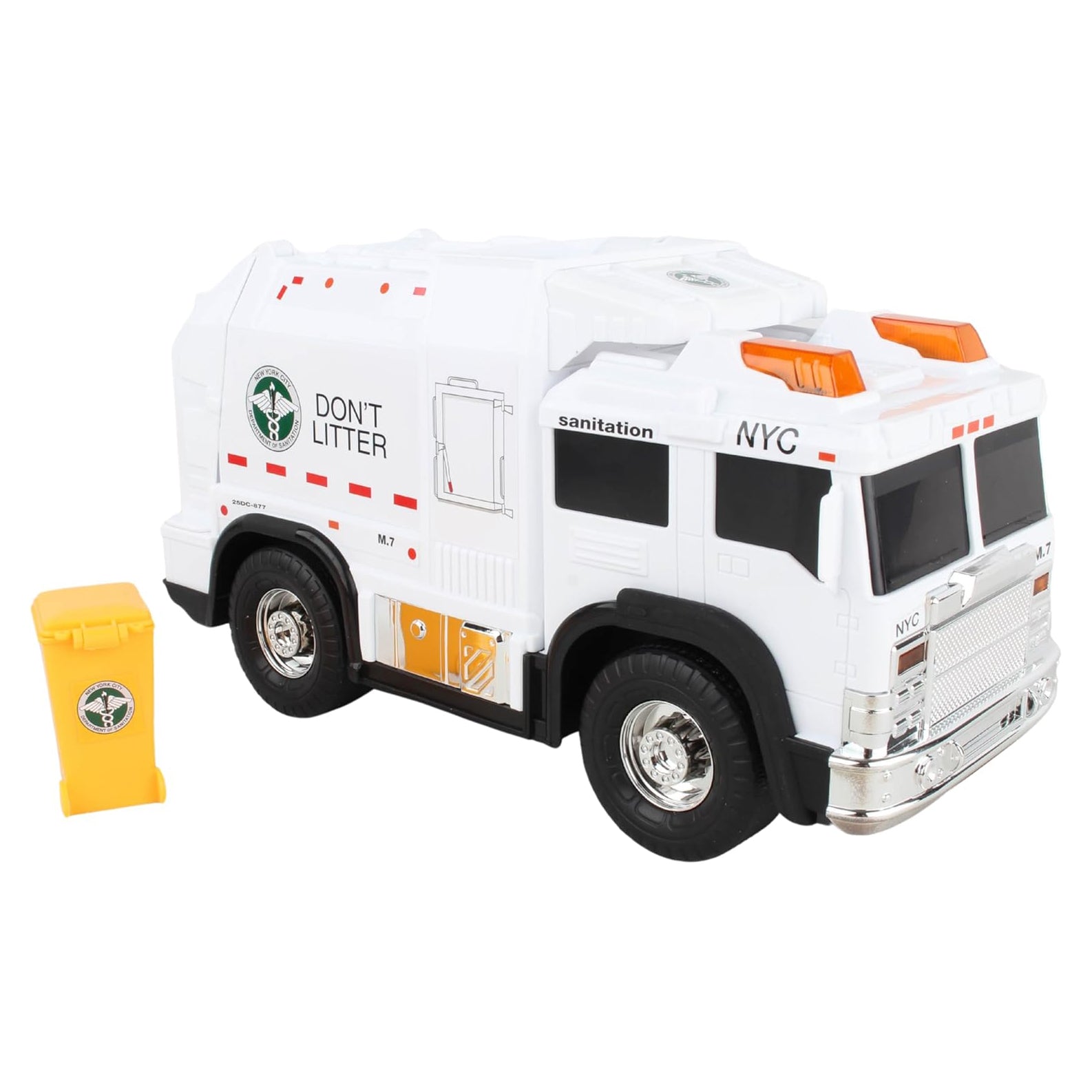 NYC SANITATION MOTORIZED TRUCK WITH LIGHTS AND SOUNDS