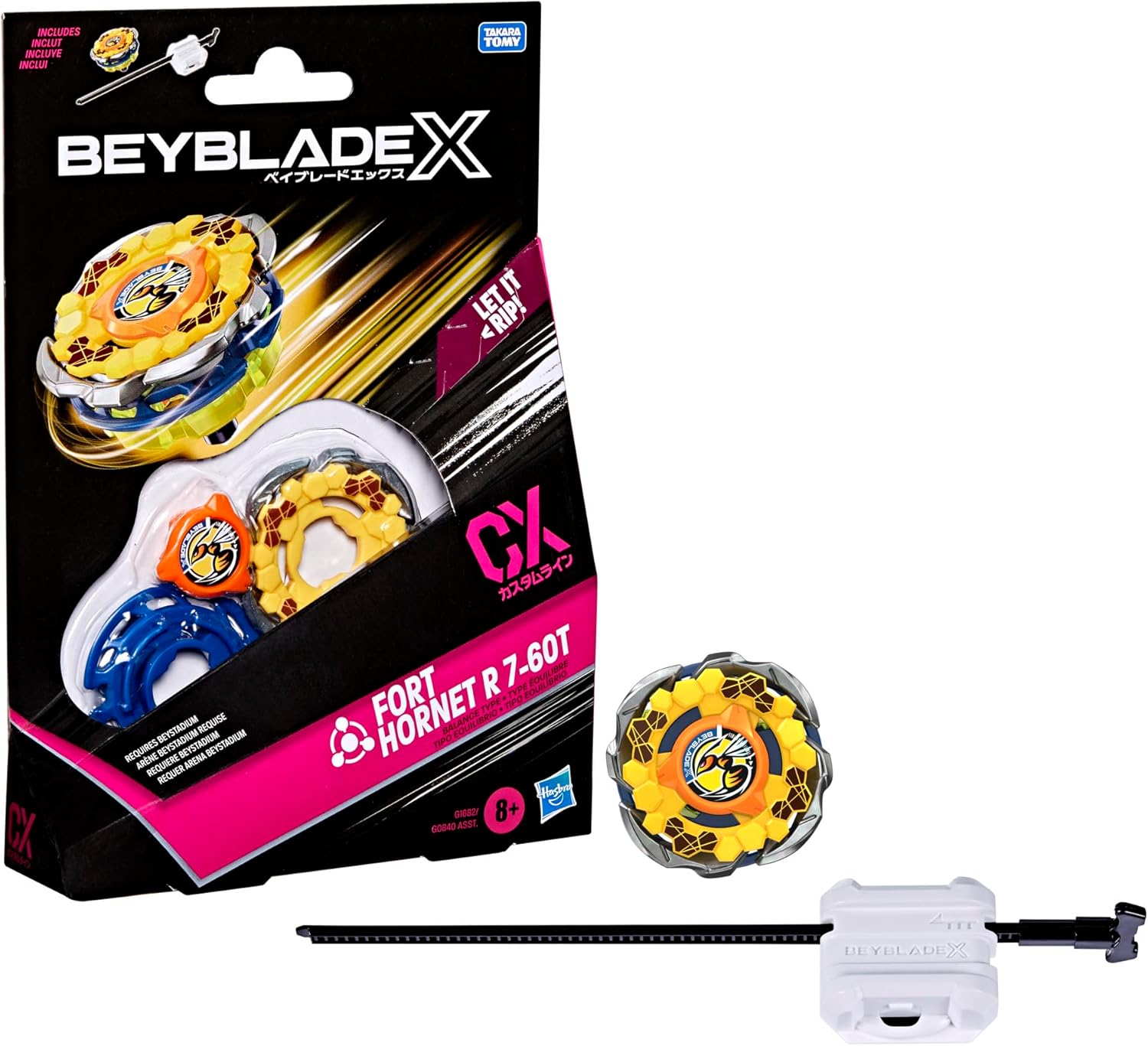 BEYBLADE X STARTER PACK FORT HORNET R 7-60T