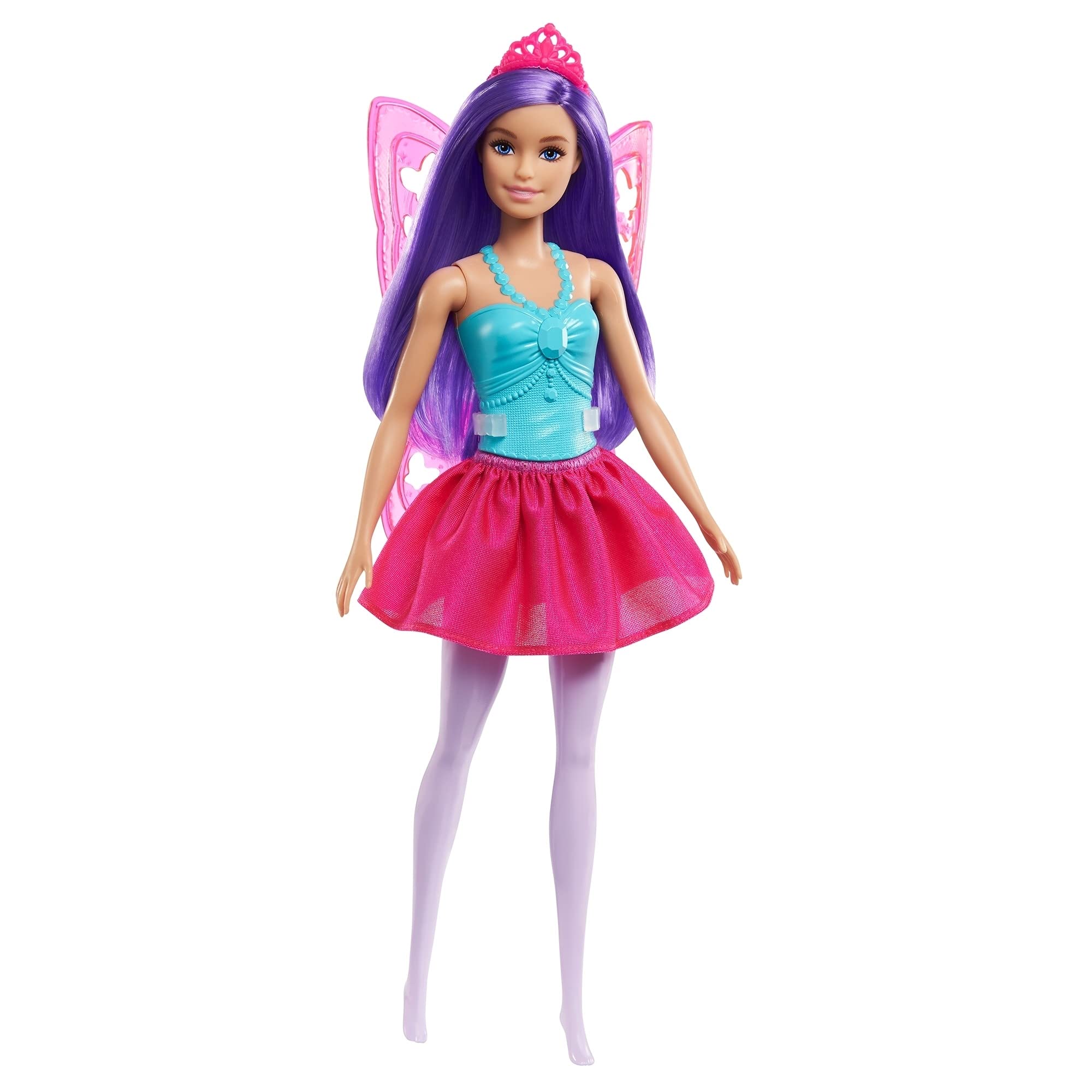 BARBIE FAIRY PRINCESS BALLERINA PINK WINGS AND TIARA