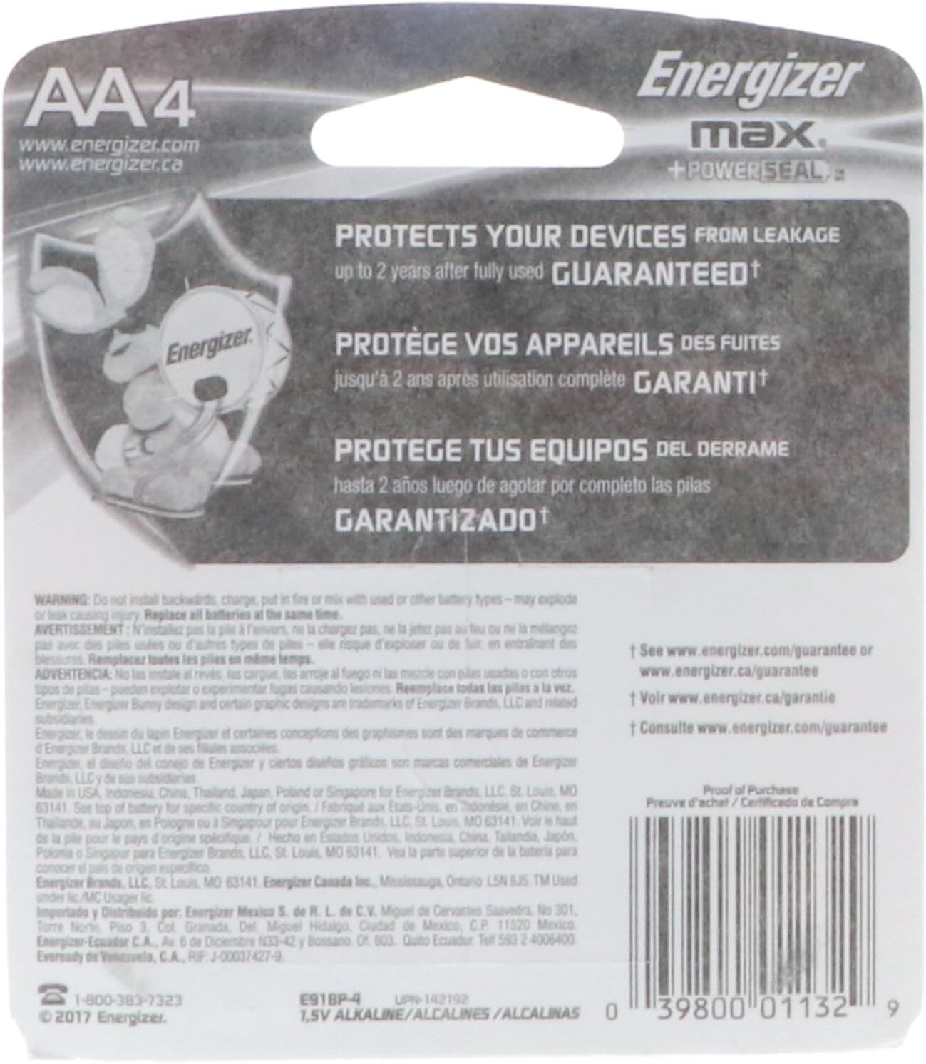 ENERGIZER AA 4PK