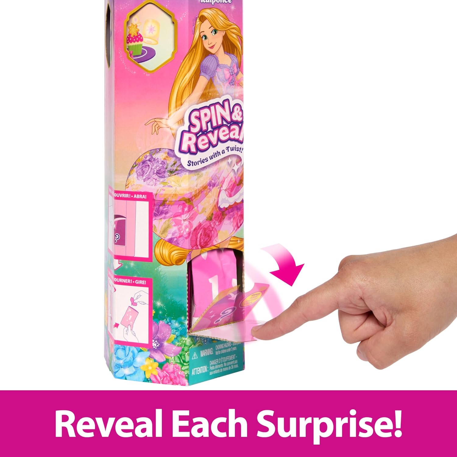 DISNEY PRINCESS SPIN & REVEAL RAPUNZEL