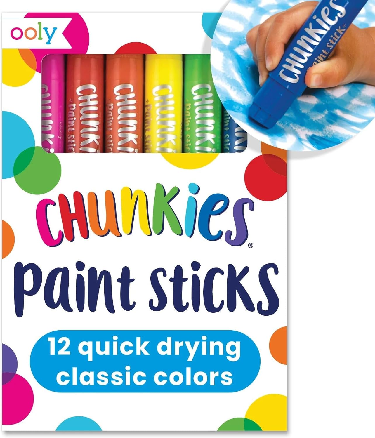 Chunkies 12 Mess Free Paint Sticks For Kids