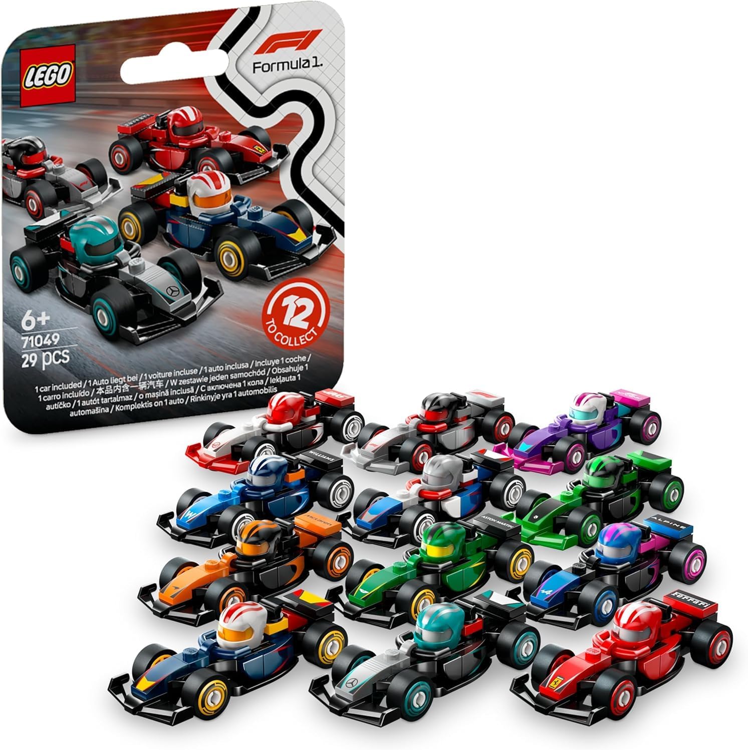 LEGO - F1 Collectible Race Cars Building Kit 71049