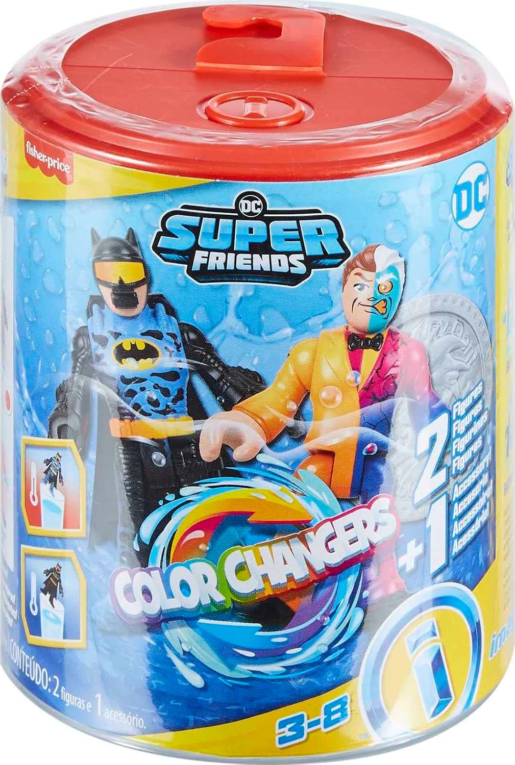 Imaginext DC Super Friends Color Changers Figure Set Batman & Two-Face