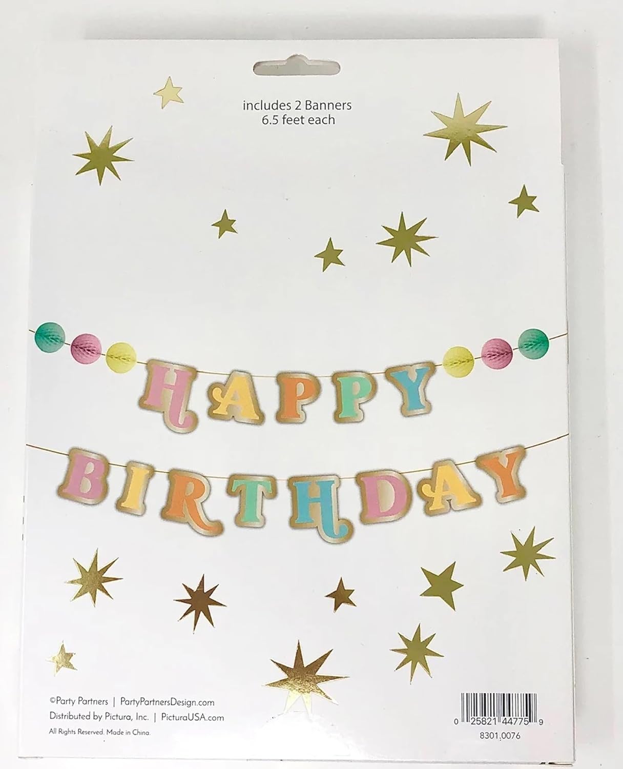 HAPPY BIRTHDAY BANNER