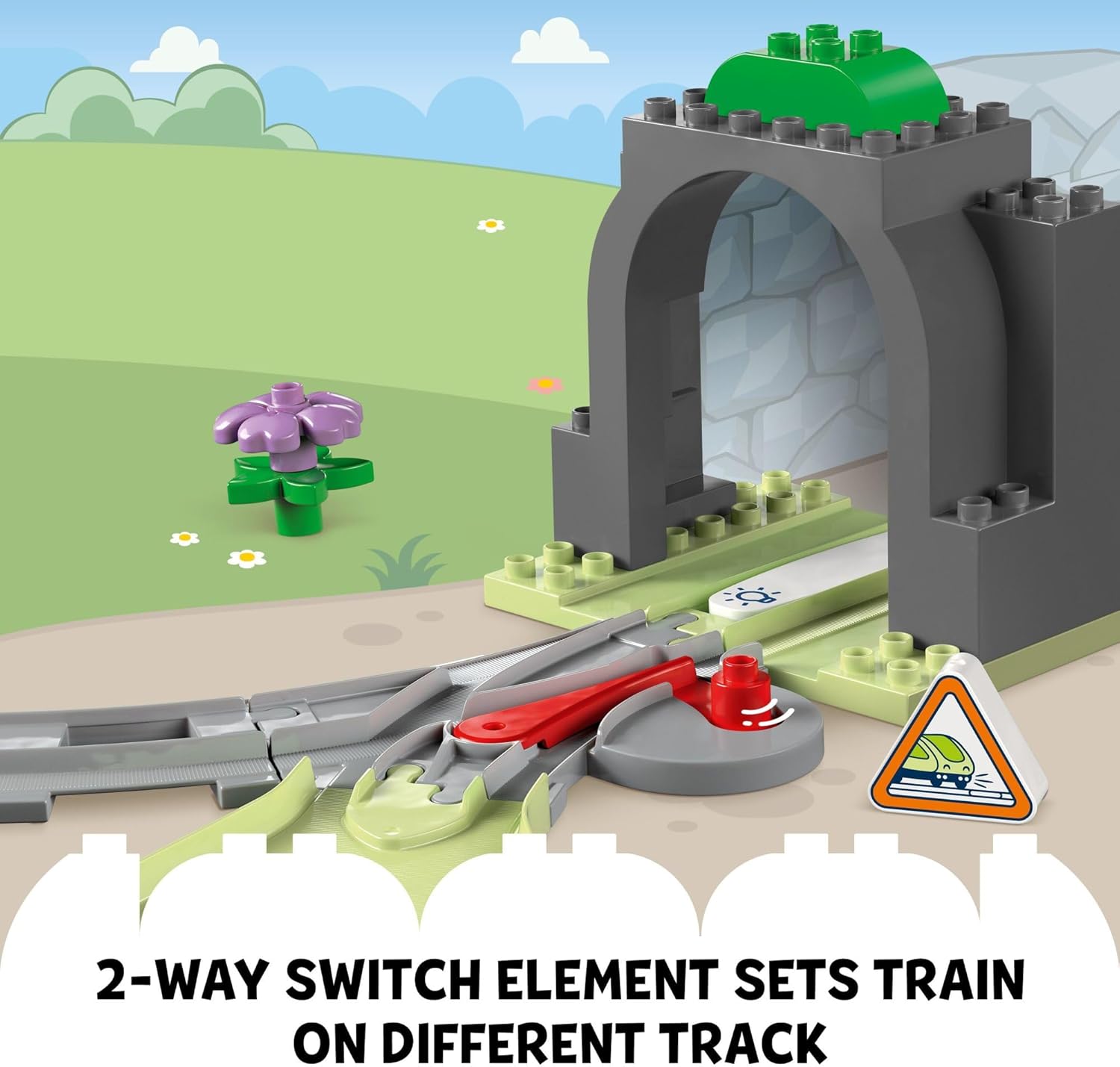 DUPLO TRAIN TUNNEL AND TRACKS EXPANSION SET