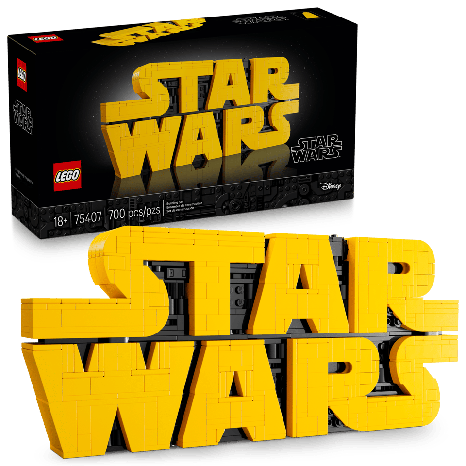 LEGO STAR WARS 75407 BRICK-BUILT STAR WARS LOGO