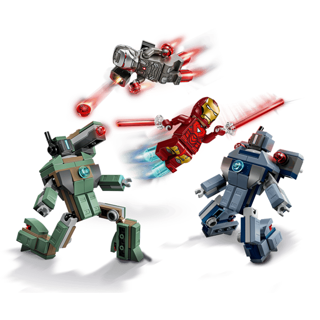LEGO Marvel 76320 Iron Man & War Machine vs. Hammer Drones