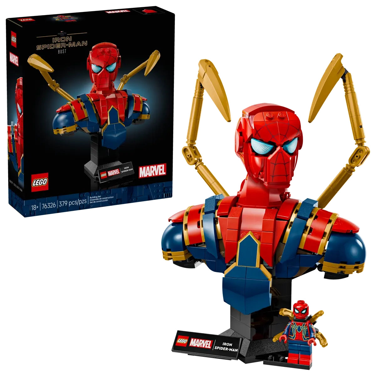 LEGO 76326 IRON SPIDER-MAN BUST V39
