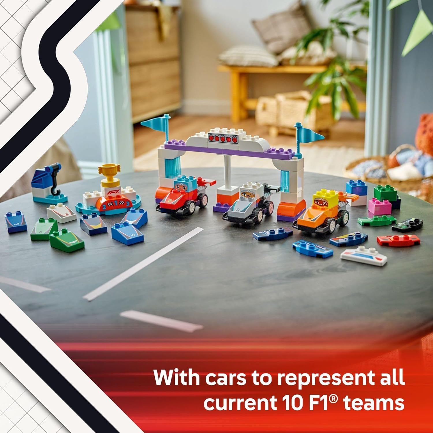 DUPLO F1 TEAM RACING CARS & DRIVERS