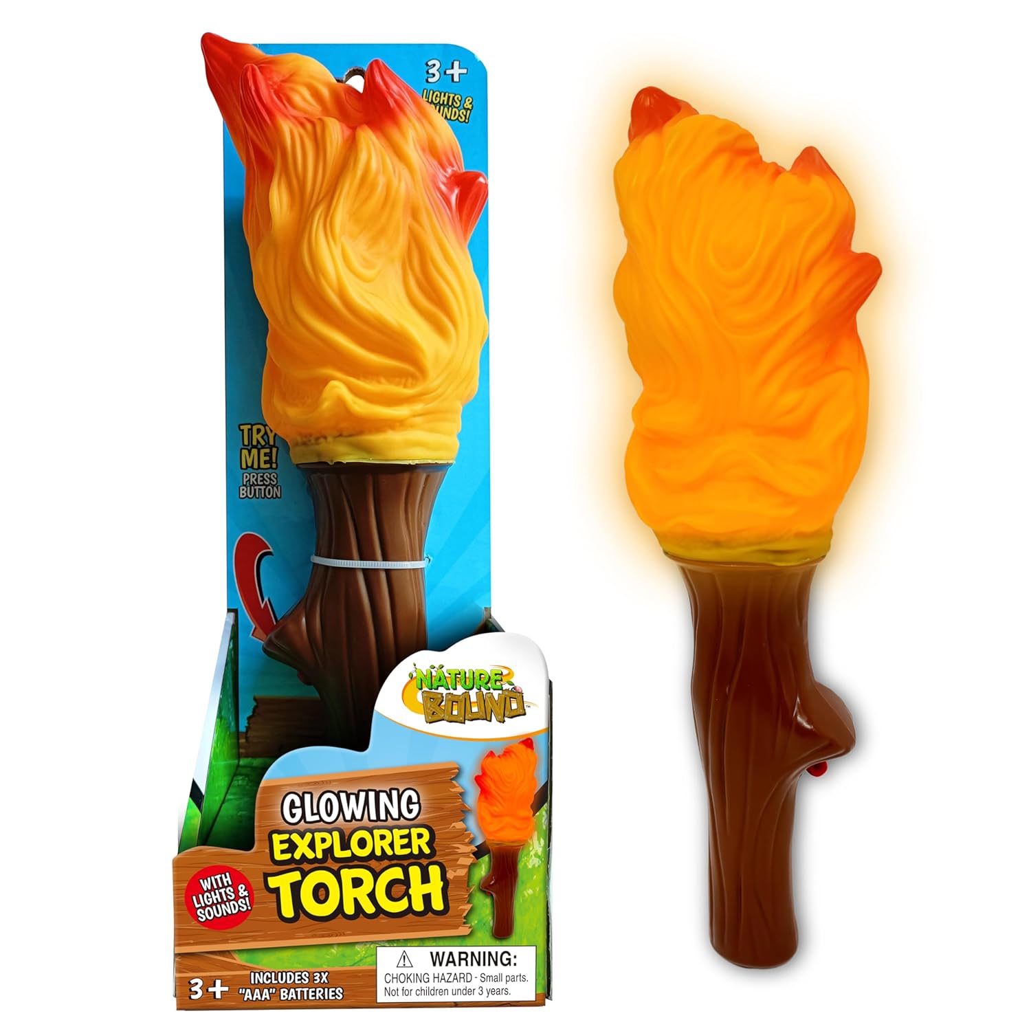 Nature Bound: Glowing Explorer Torch