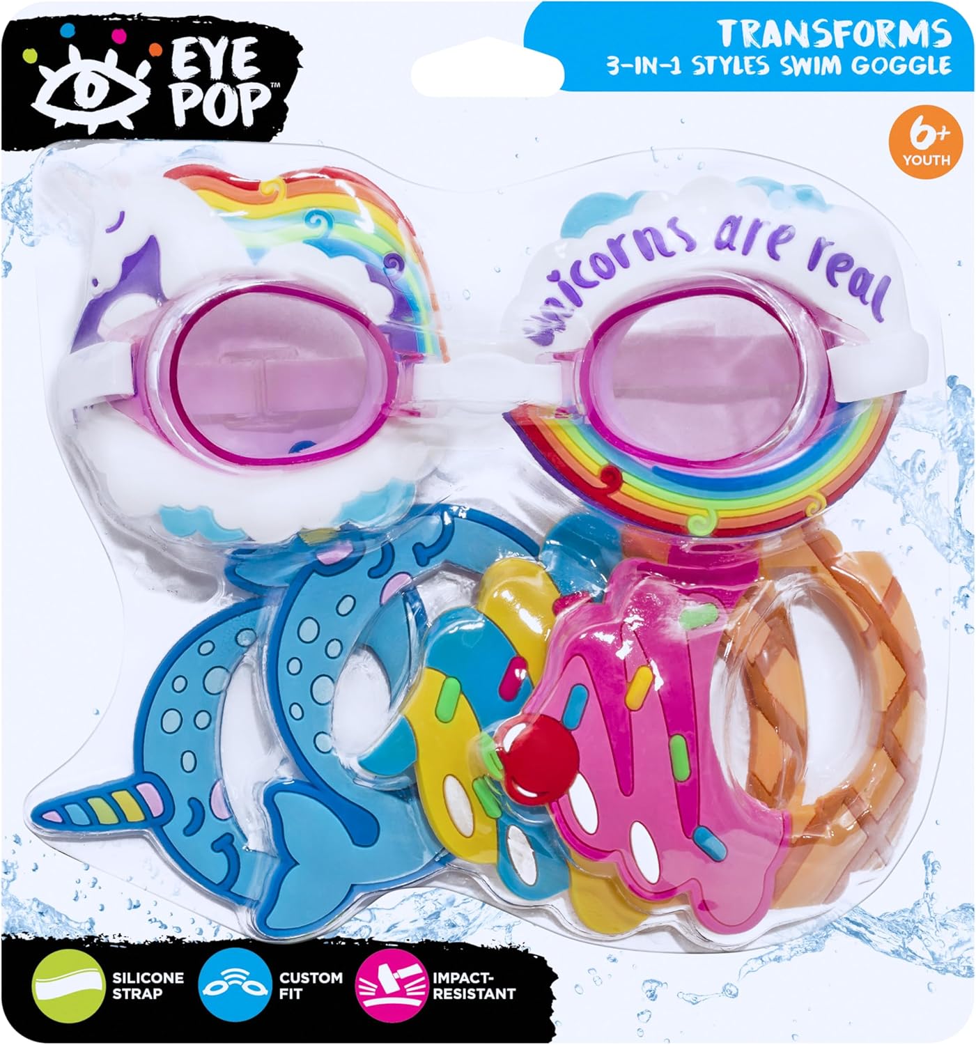 Transform Swim Goggles Set 3-in-1