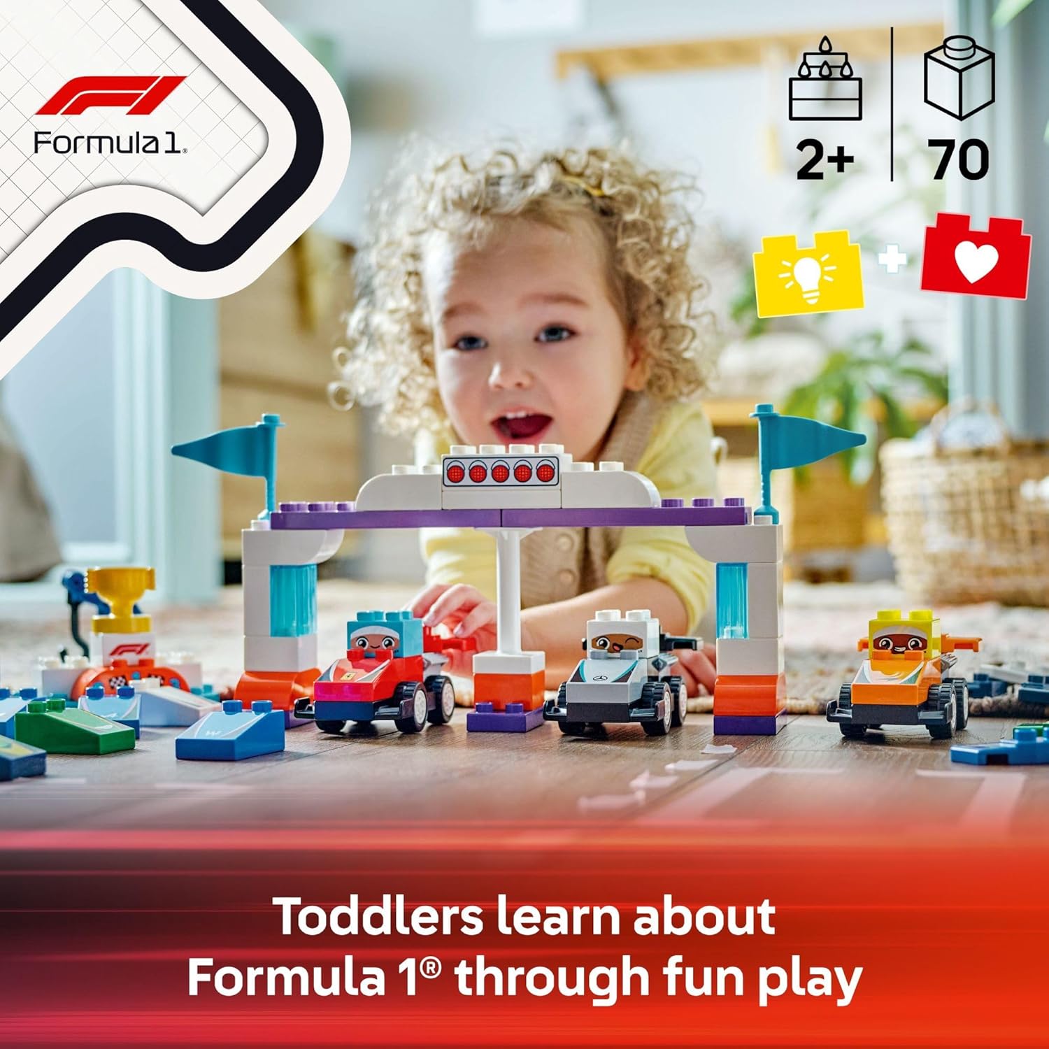 DUPLO F1 TEAM RACING CARS & DRIVERS