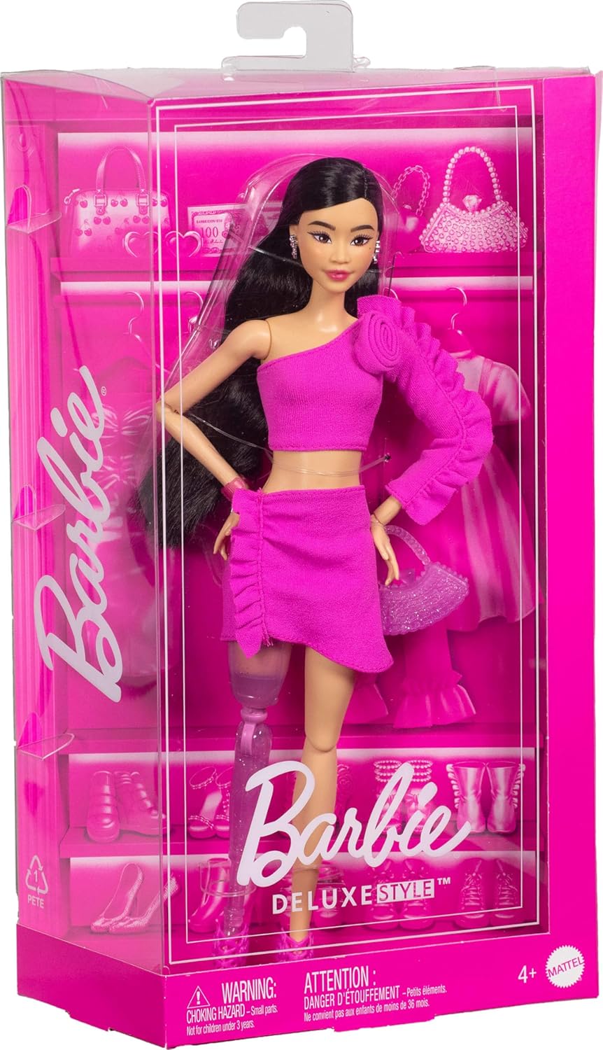BARBIE DELUXE STYLE DOLL BLACK HAIR